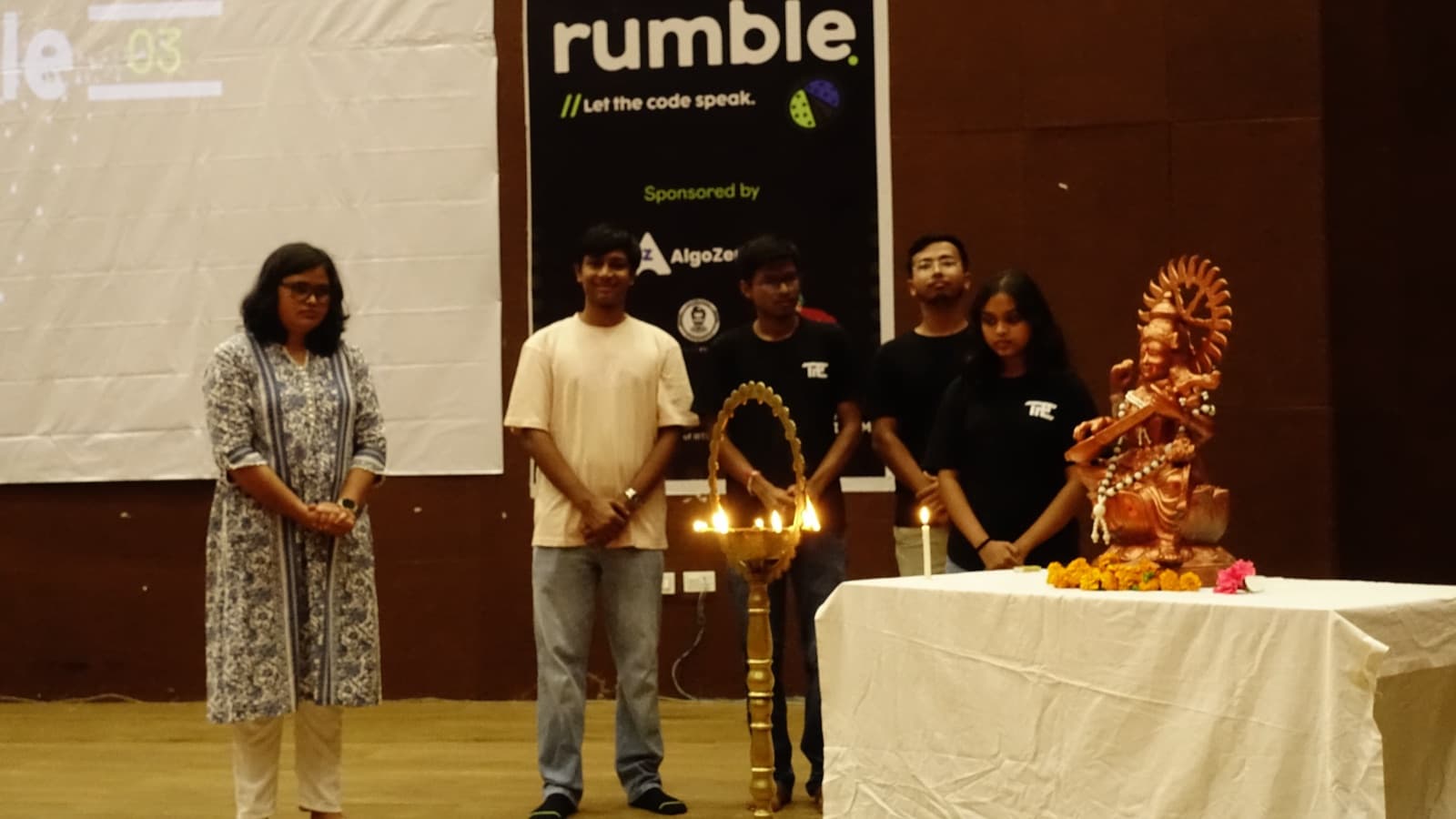 A moment from CodeRumble 3.0