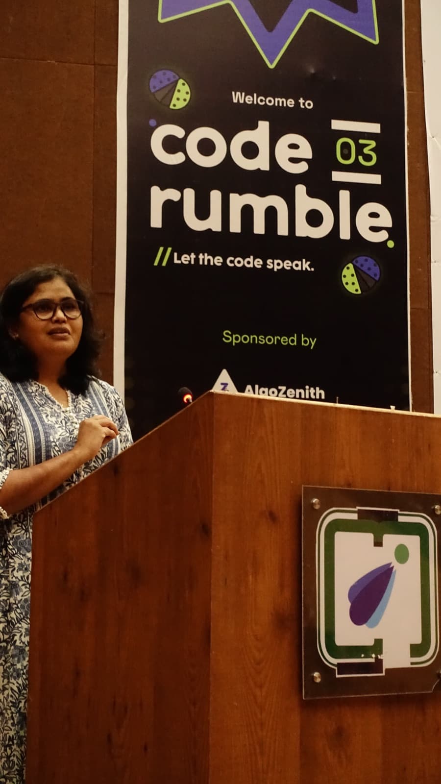 A moment from CodeRumble 3.0